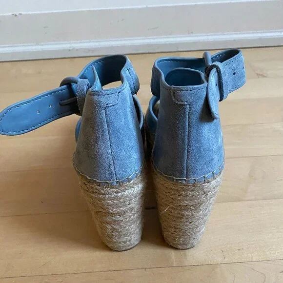 MARC Fisher Espadrilles "Alida" Blue New Sz 10 - Picture 8 of 9